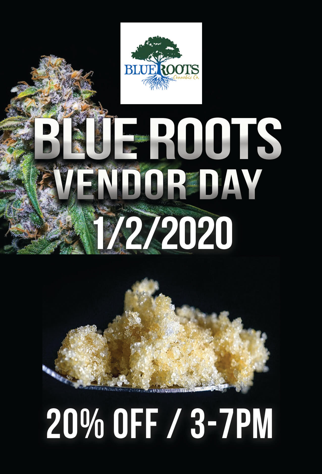 BLUE ROOTS Vendor Day – 1/2/2020