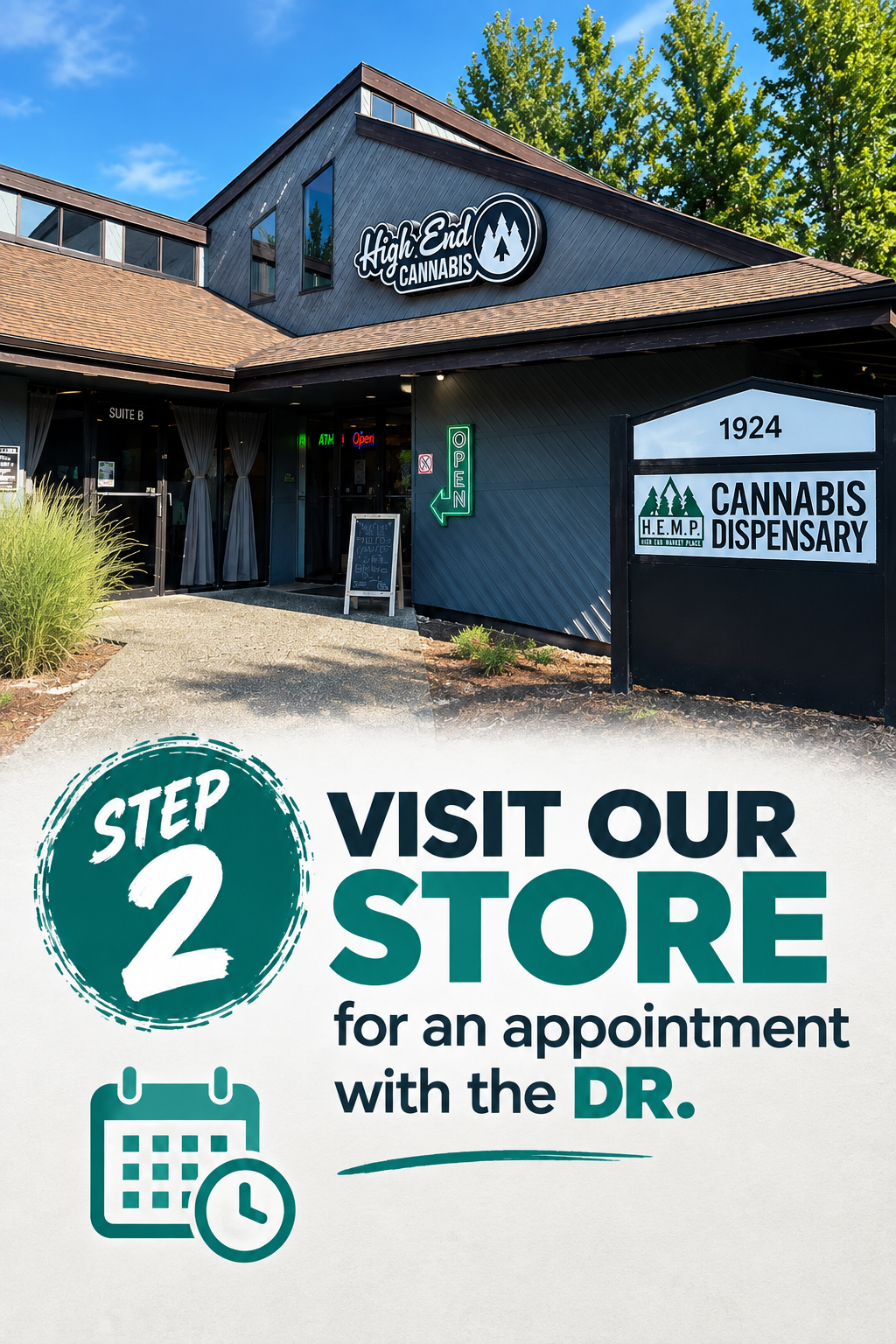 High End Market Place Store Front Medical Appointment